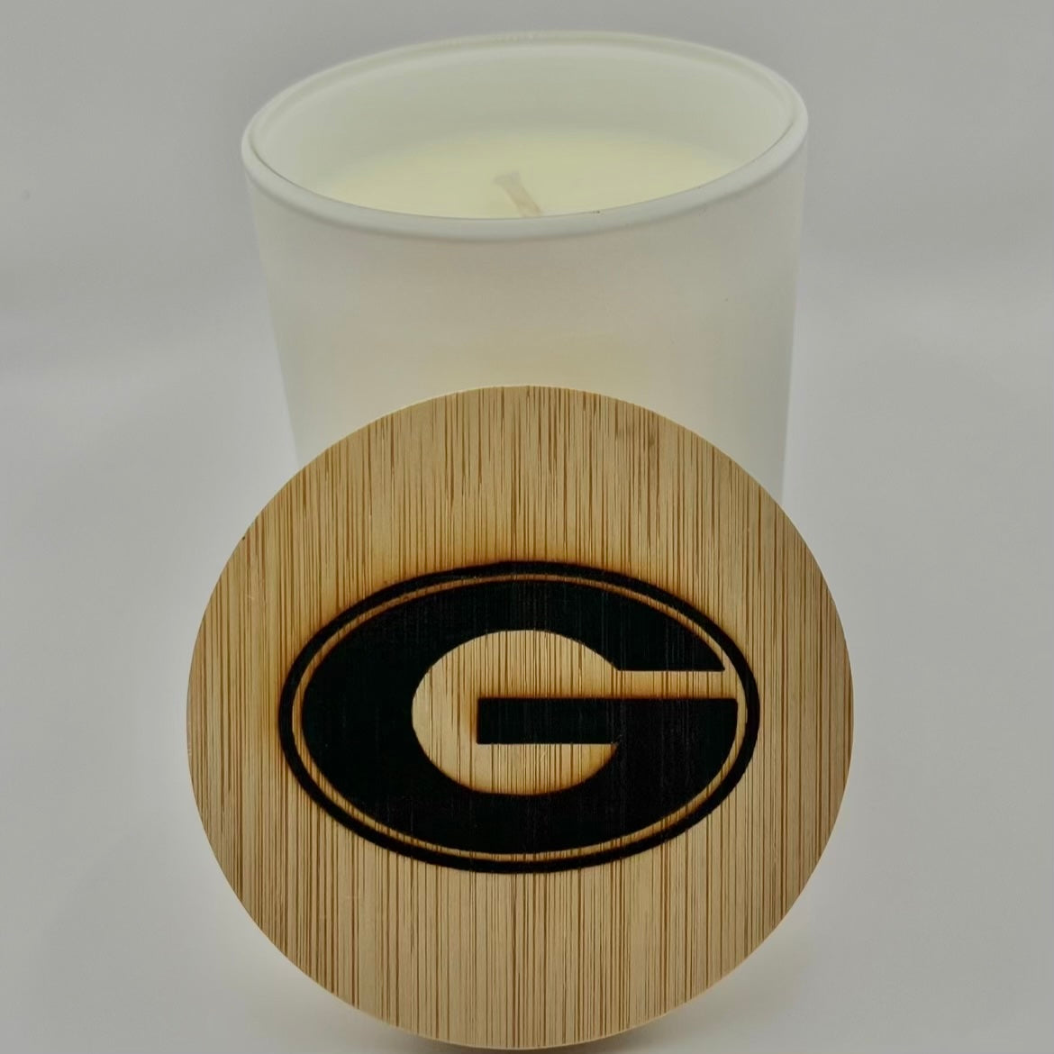 Southern Garden: Wood and Honeysuckle Custom Lid Soy Candle